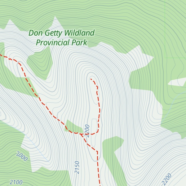 Map of Forgetmenot Ridge North Summit