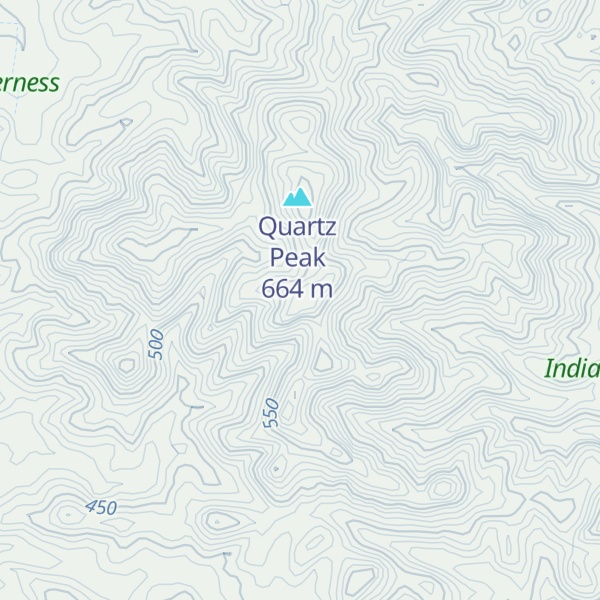 Map of Peter Kane Mountain