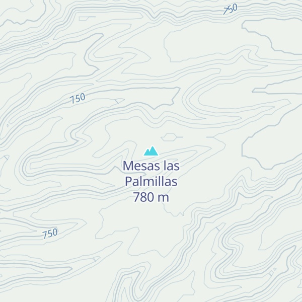 Map of Mesas las Palmillas