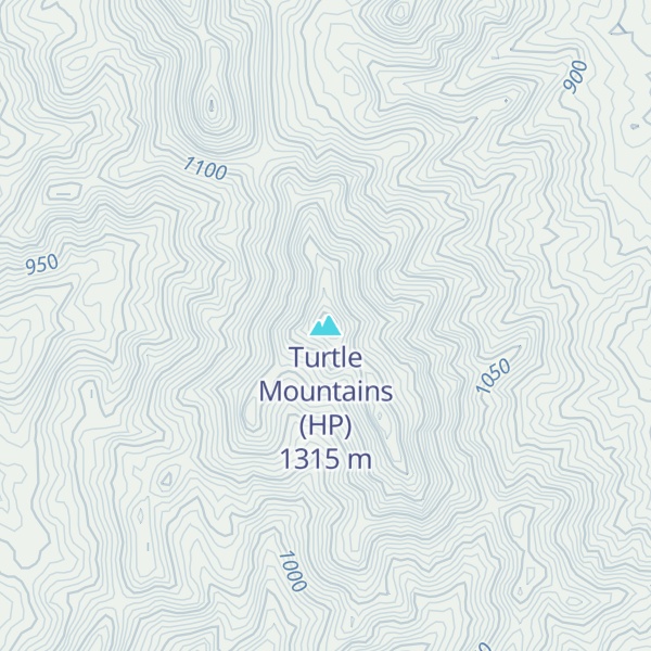 Map of Turtle Mountains (HP)