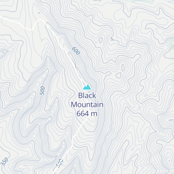 Map of Black Mountain