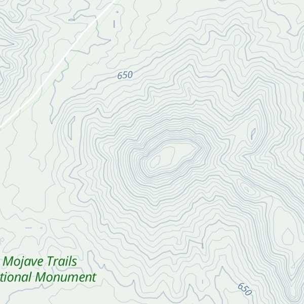 Map of Flattop Mountain