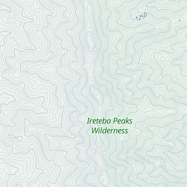 Map of Ireteba Peaks (HP)