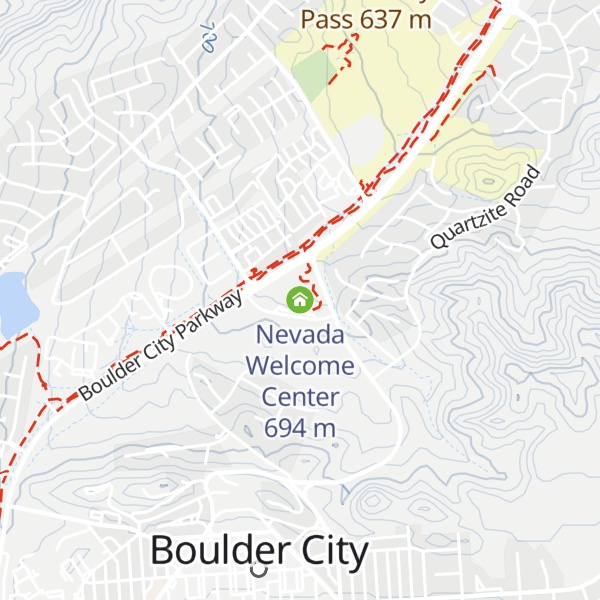 Map of Nevada Welcome Center
