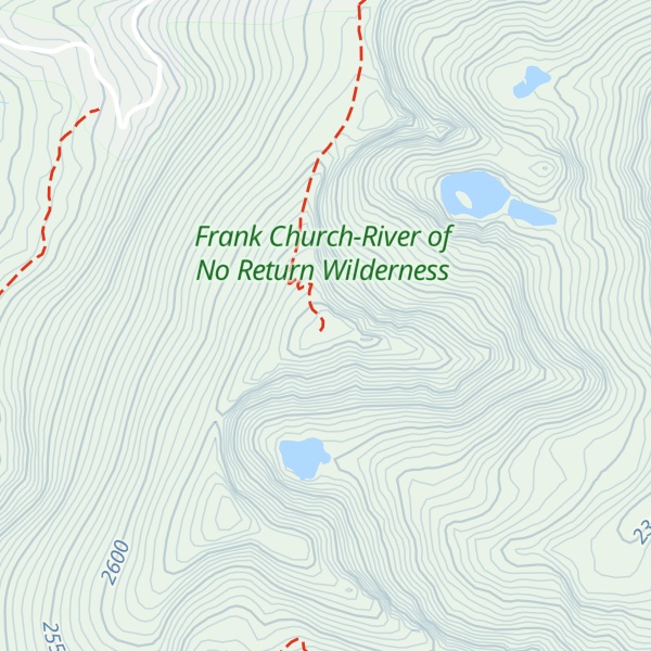 Map of Salmon Mountain