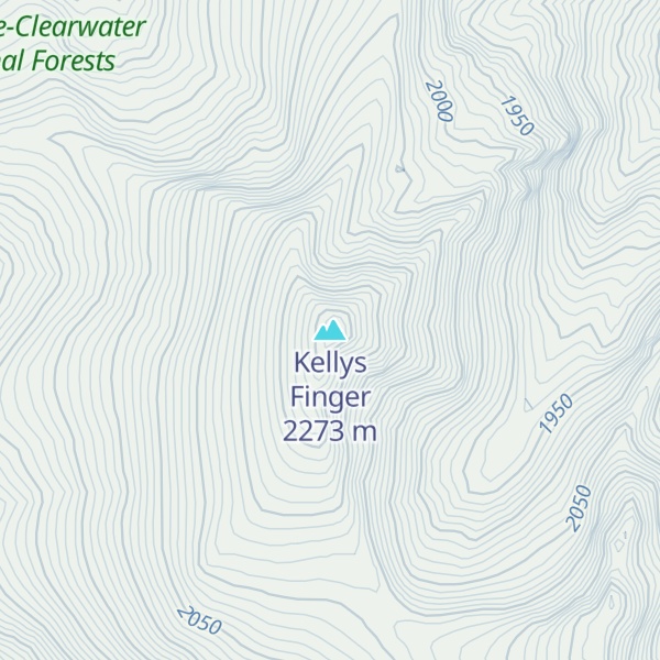 Map of Kellys Finger