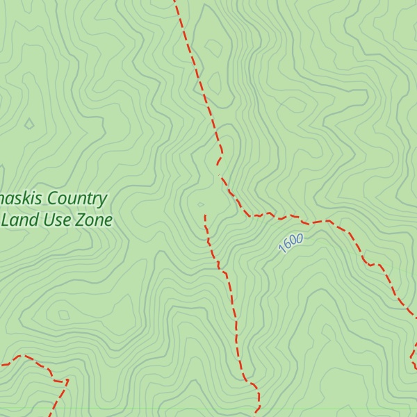 Map of Ole Buck Mountain