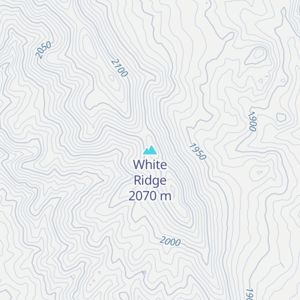 Map of White Ridge