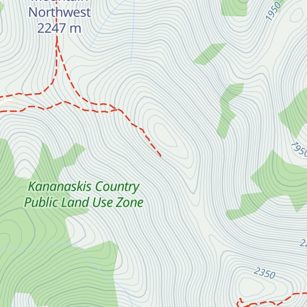 Map of Moose Mountain North