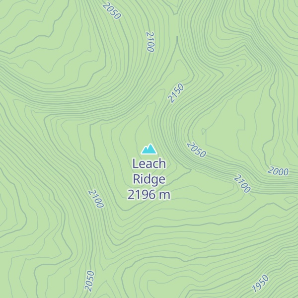Map of Leach Ridge