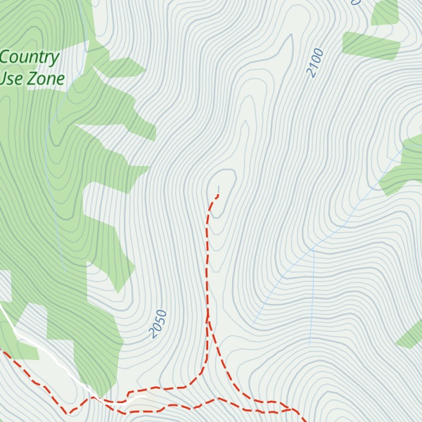 Map of Moose Mountain Northwest