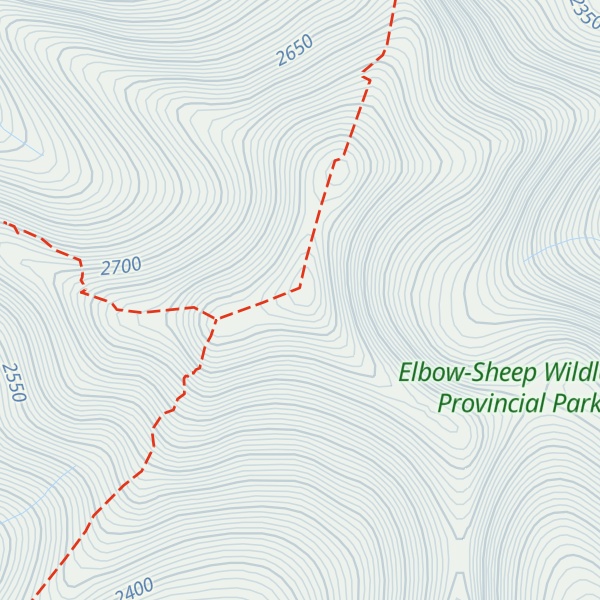 Map of Mount Burns