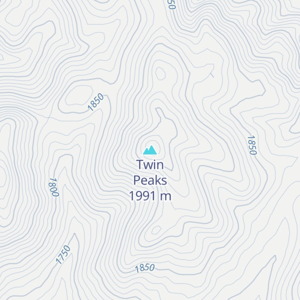 Map of Twin Peaks