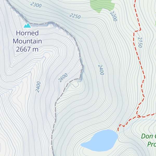 Map of Peak of the Jagged Stone