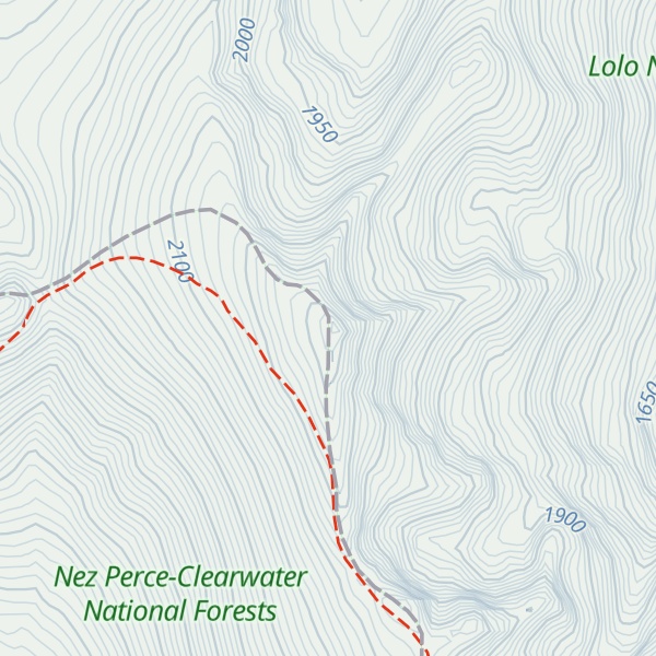 Map of Admiral Peak