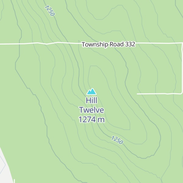 Map of Hill Twelve