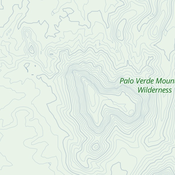 Map of North Flat Tops