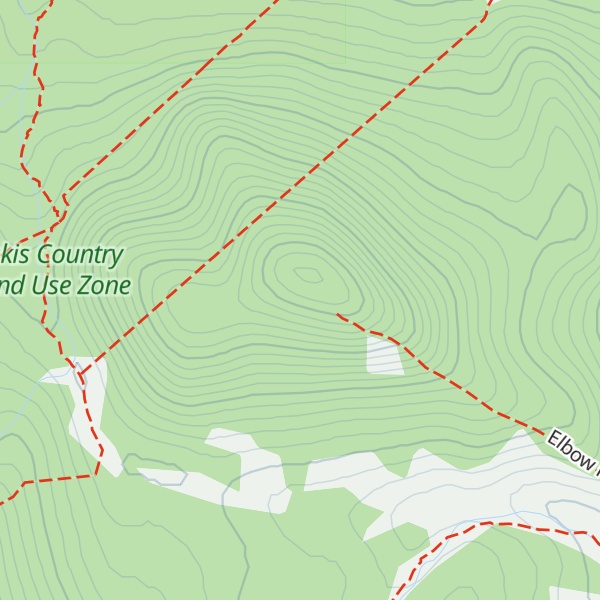 Map of Elbow Hill