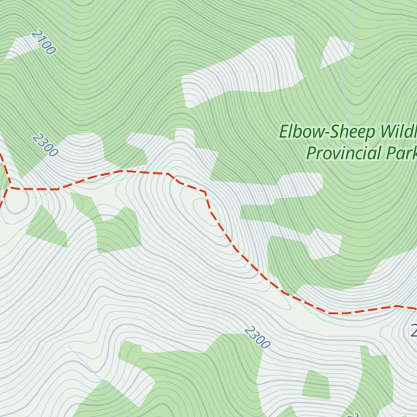 Map of Odlum Ridge