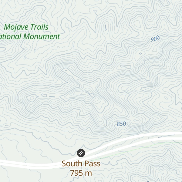 Map of Sacramento Mountains (HP)
