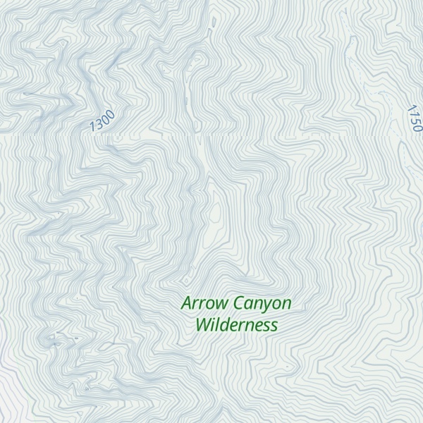 Map of Arrow Canyon Range HP