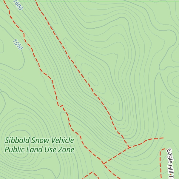 Map of Sibbald Ridge