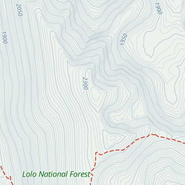 Map of Straight Peak