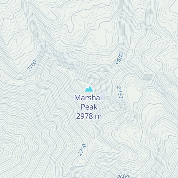 Map of Marshall Peak