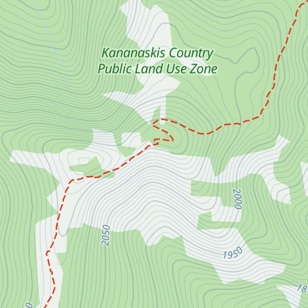 Map of Cox Hill NE summit