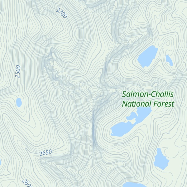 Map of Mount Loening