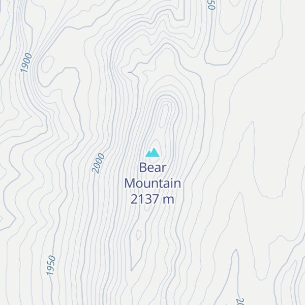 Map of Bear Mountain