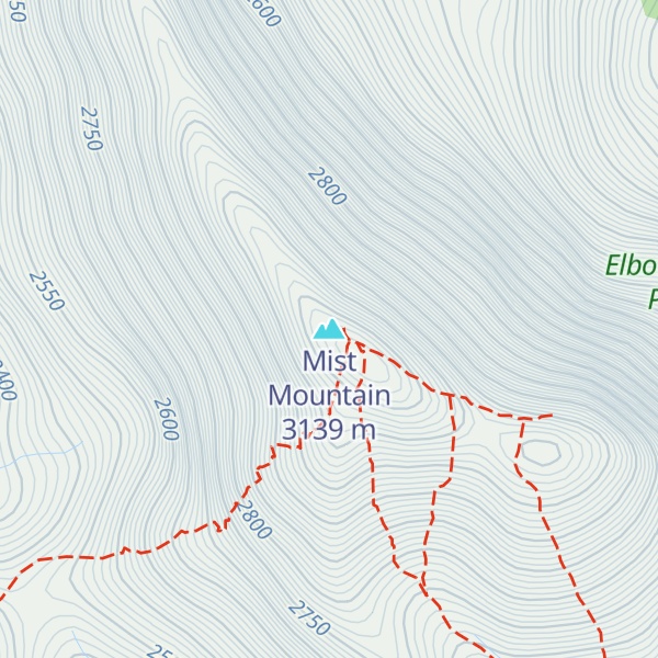 Map of Mist Mountain