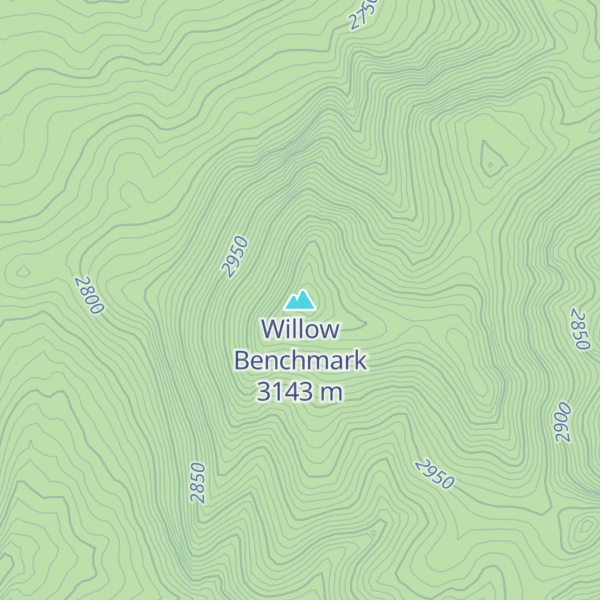 Map of Willow Benchmark