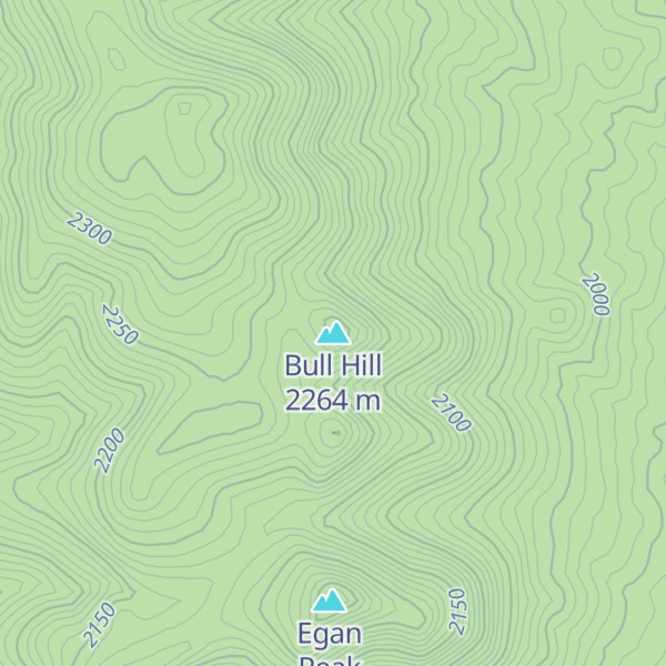 Map of Bull Hill
