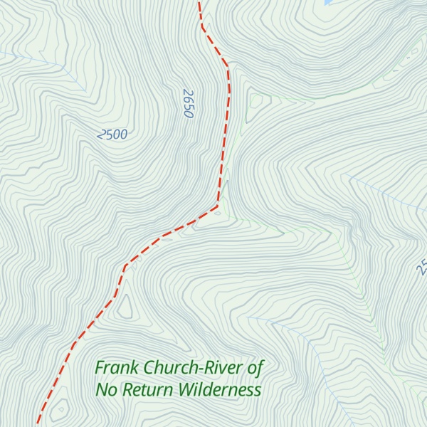 Map of Shellrock Peak