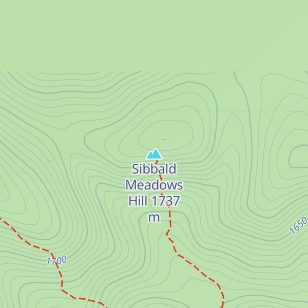 Map of Sibbald Meadows Hill