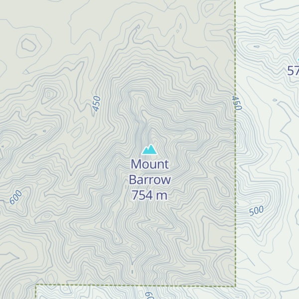 Map of Mount Barrow