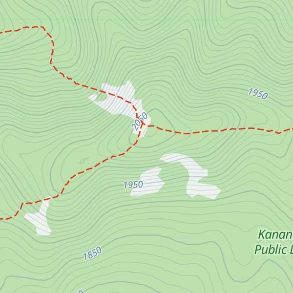 Map of Lusk Ridge