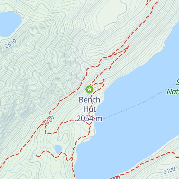 Map of Bench Hut