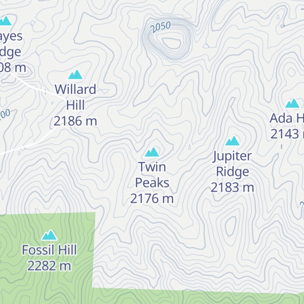 Map of Twin Peaks