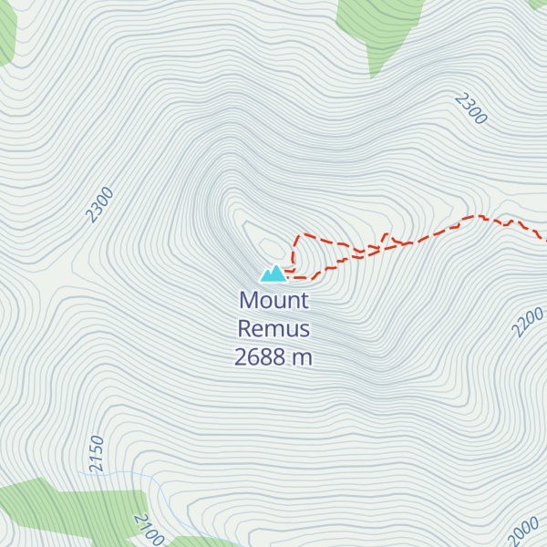 Map of Mount Remus