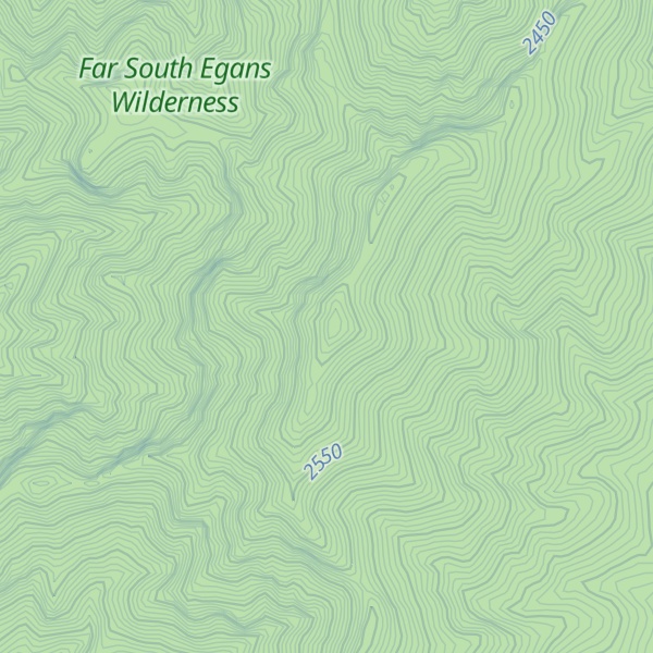 Map of Whipple Peak