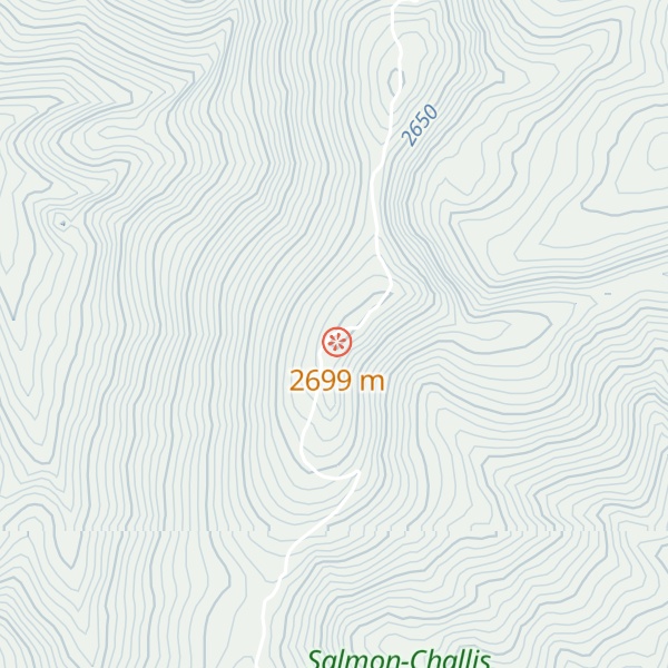 Map of Basin Butte