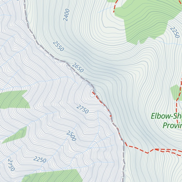 Map of Storelk Mountain
