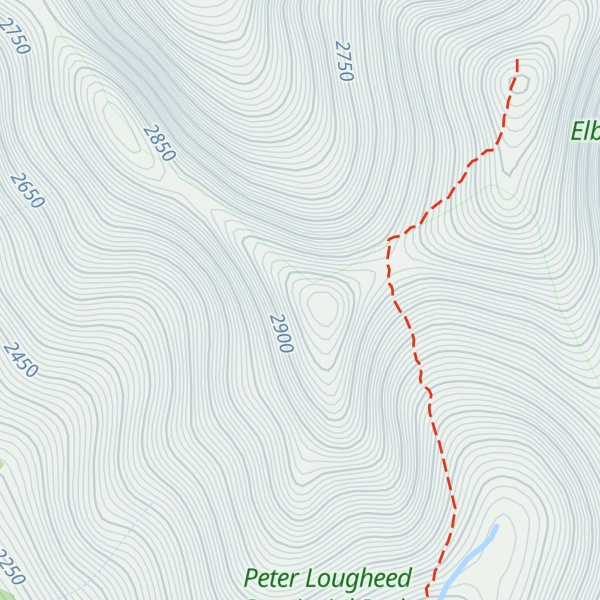 Map of Mount Rae SW1