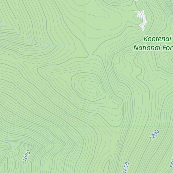 Map of Meadow Peak
