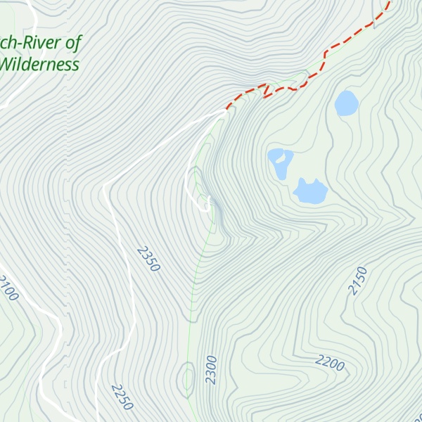 Map of Burnt Knob