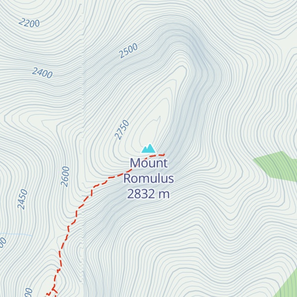 Map of Mount Romulus