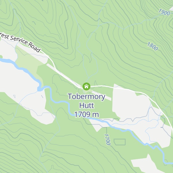 Map of Tobermory Hutt