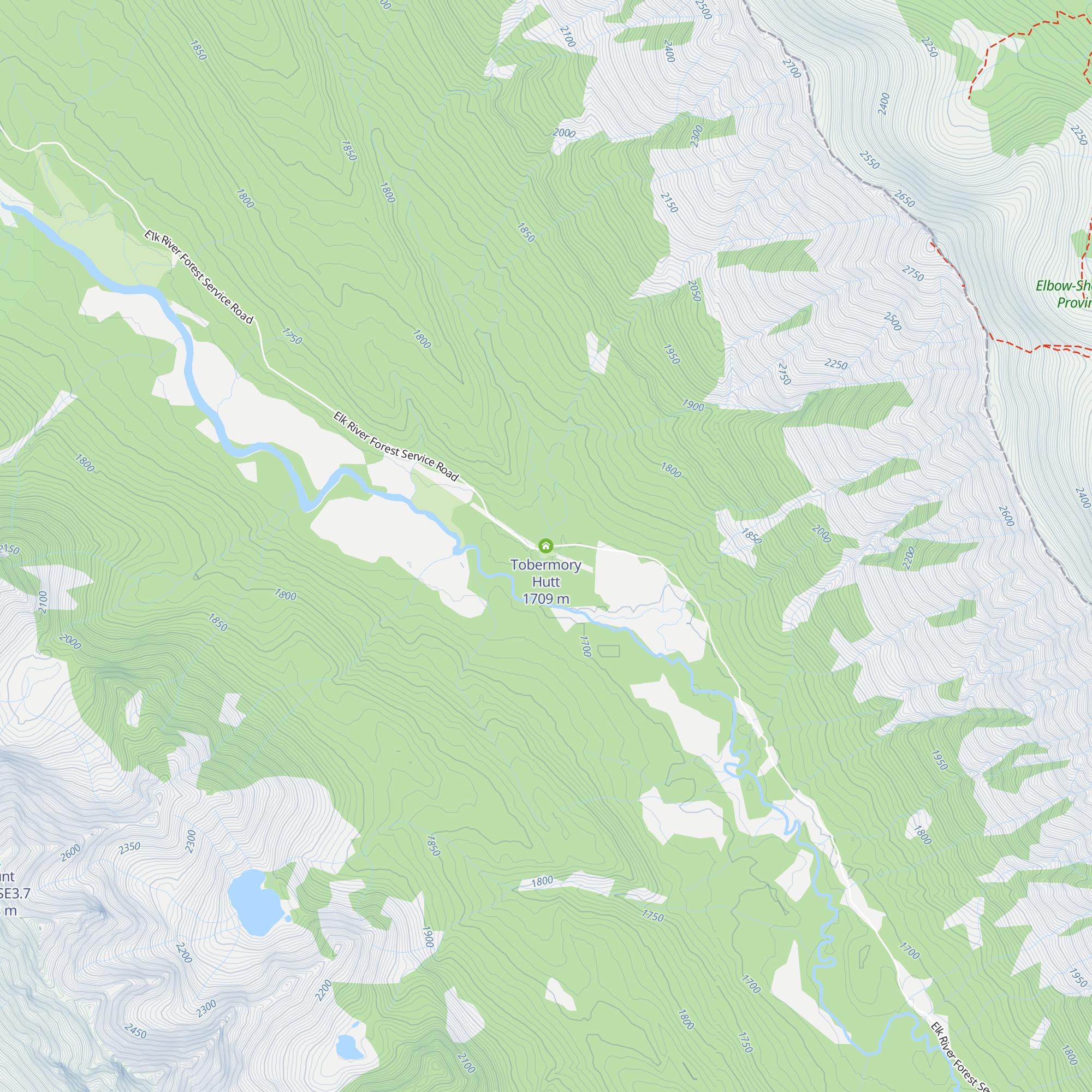 Tobermory Hutt map